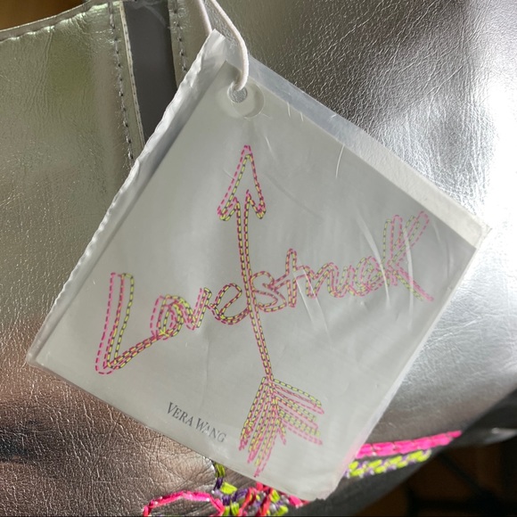 (NWOT) VERA WANG | Large Silver Tote Hanbag - Picture 7 of 8